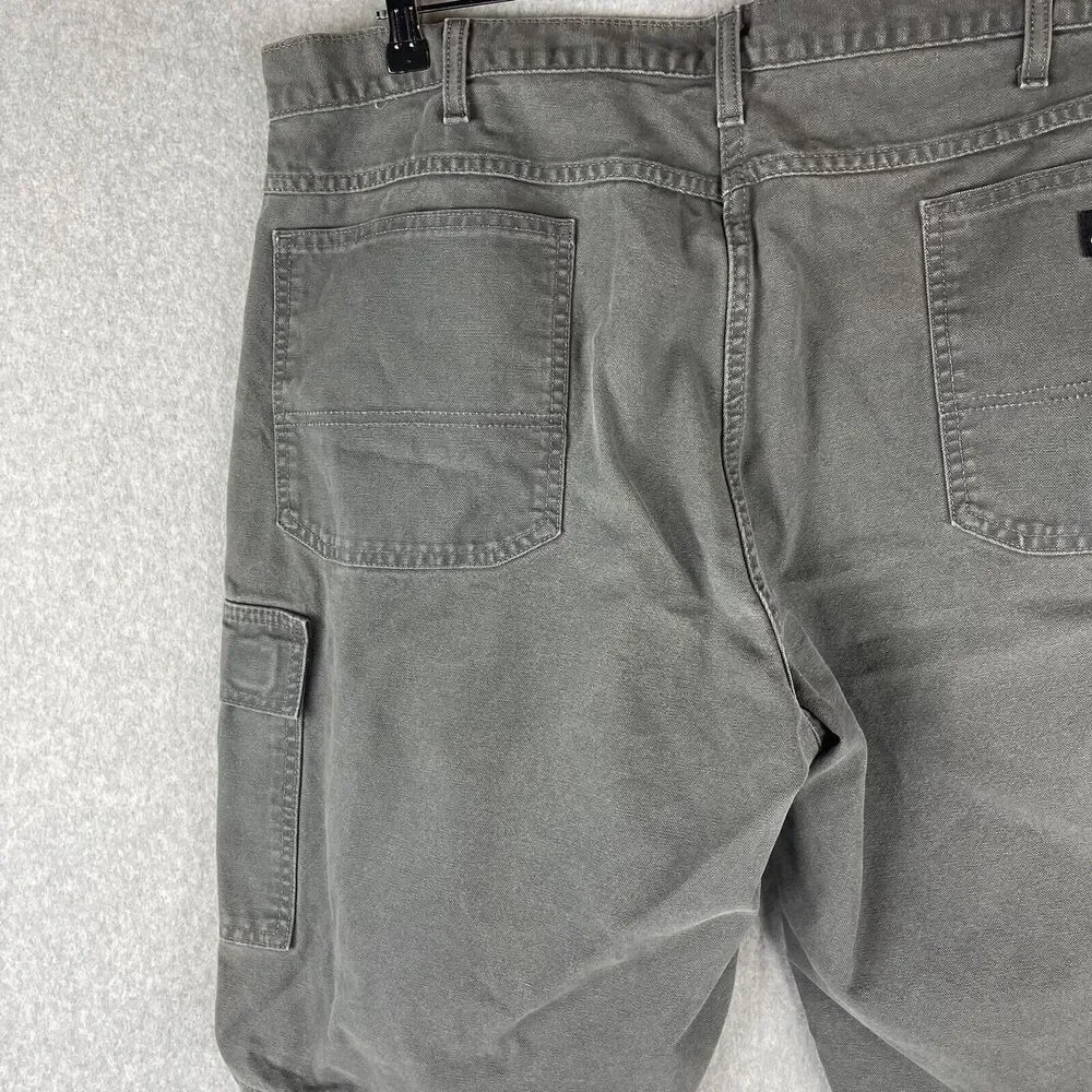 Dickies Mens Sz 42 Shorts Carpenter Jean Grey Relaxed Fit‎ Work Painter Denim